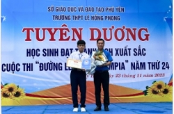 Tuyên dương học sinh đạt thành tích xuất sắc Cuộc thi "Đường lên đỉnh Olympia" quí 1, năm thứ 24