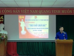 BCH Đoàn trường tổ chức buổi sinh hoạt chuyên đề tháng 5 với chủ đề “Theo dấu chân bác” chào mừng kỷ niệm 130 năm Ngày sinh Chủ tịch Hồ Chí Minh (19/5/1890 - 19/5/2020)